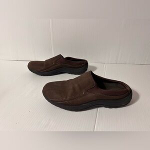 Espirit Esbaram brown suede slip on comfort shoe casual size 8 M
